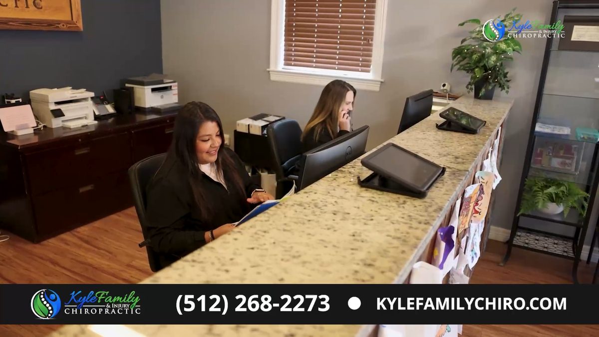 Kyle Family Chiropractic front desk